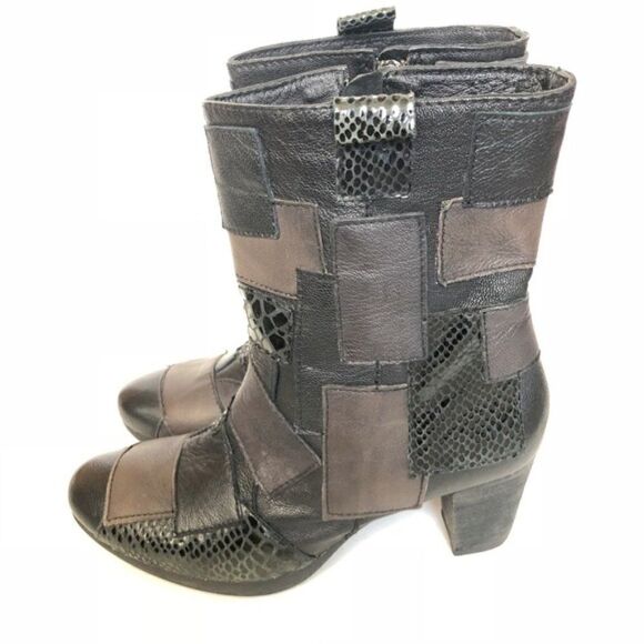 Sheridan Mia Women's Patch Boots Booties Shoes 8 - Picture 5 of 8